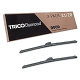TRICO Diamond 21 pulgadas y 20 pulgadas en un paquete de 2 cepillos intercambiables de limpiaparabrisas altamente eficientes para mi automóvil (25-2120), instalación simple y excelente visibilidad en la carretera