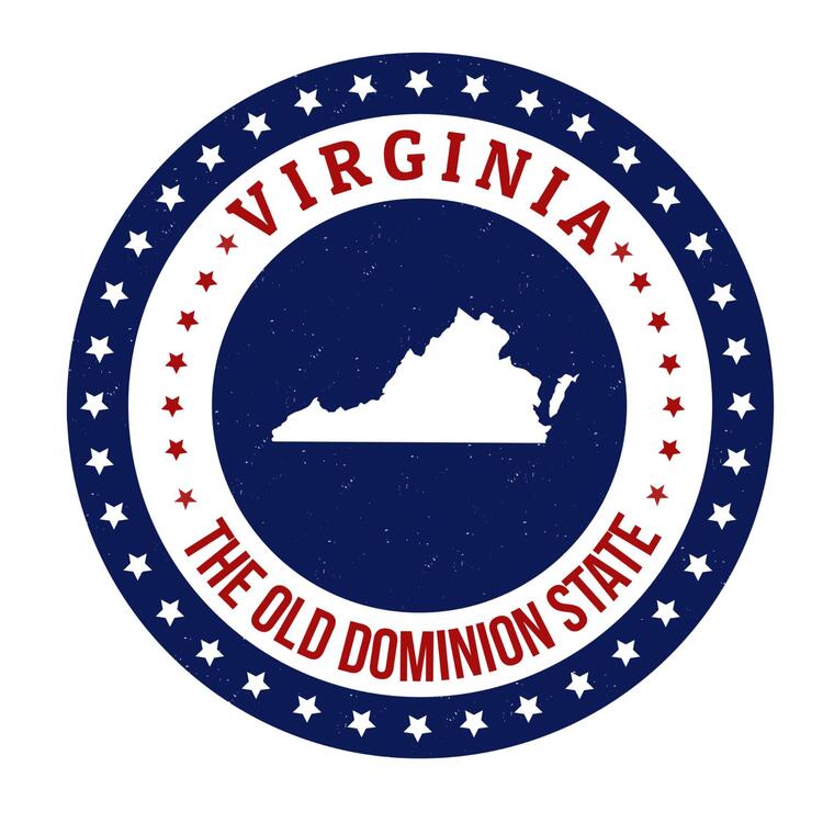 El escudo de armas de Virginia